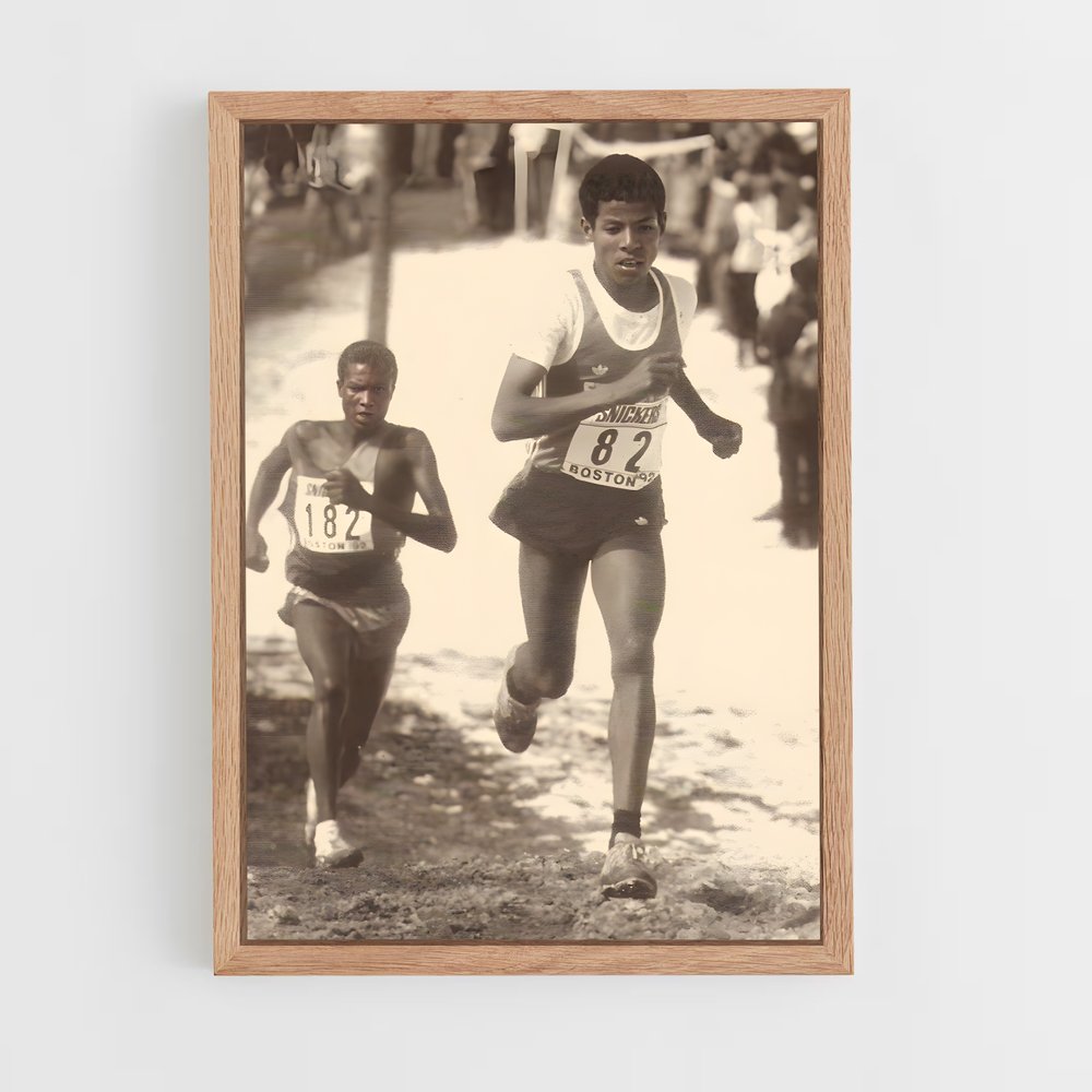 Poster Haile gebrselassie – affiche Athlétisme (vue 4)